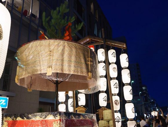 #kyoto #gionmatsuri #yoiyama #京都 #祇園祭 #宵山 #四条傘鉾