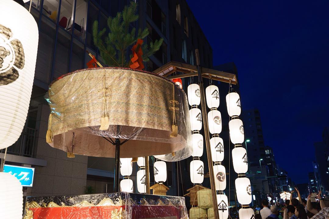 #kyoto #gionmatsuri #yoiyama #京都 #祇園祭 #宵山 #四条傘鉾